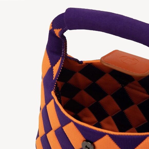 Newbella Women's Orange Soft PU Leather Shoulder Tote Hobo Purses with Zipper - Picture 6 of 6